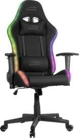 SL-660009-BK REGYS RGB Gaming Chair, black fabric