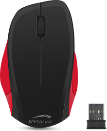 SL-630000-BKRD LEDGY Mouse - wireless, black-red