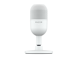 Razer SEIRÉN V3 MINI White Ultra-Compact USB Microphone with Tap-to-Mute